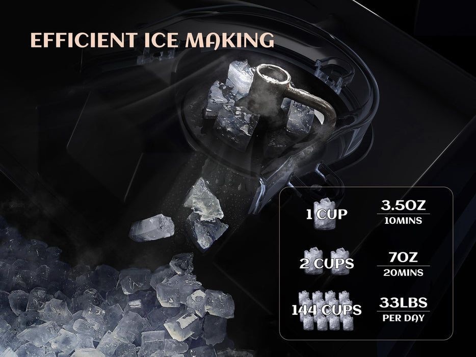 ecozy Nugget Ice Maker Countertop Mistalo IM-NS280C