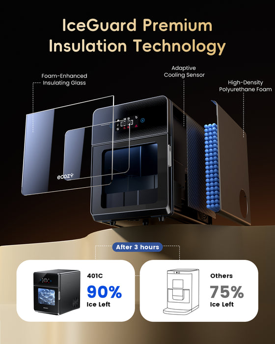 ecozy 2" Clear Ice Ball Maker IM-BM401A