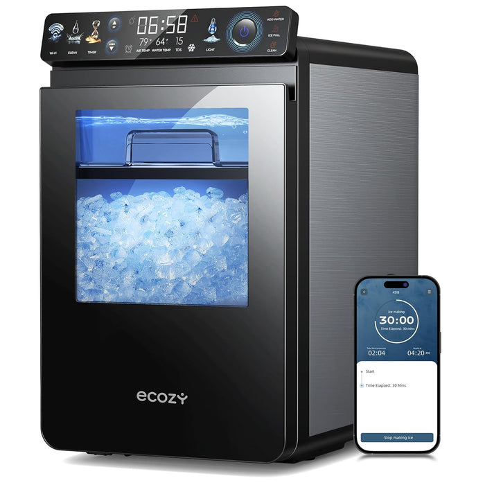 ecozy Smart Nugget Ice Maker Countertop