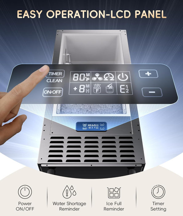 ecozy Under Counter Nugget Ice Maker Machine IM-NB661A