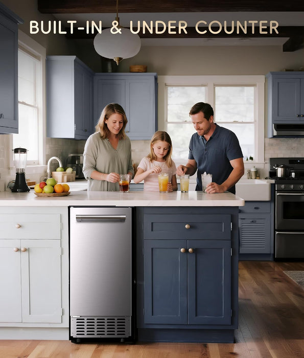 ecozy Under Counter Nugget Ice Maker Machine IM-NB661A