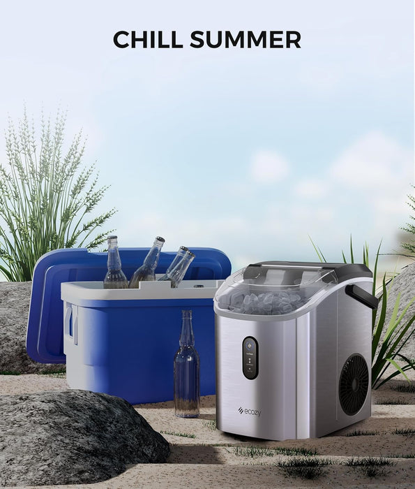 ecozy Smart Nugget Ice Maker Countertop Mistalo IM-NS280B