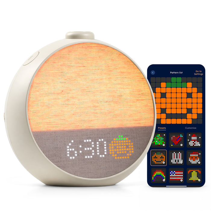 ecozy Lumo Ultra Smart Sunrise Alarm Clock with DIY Pixel GIFs AC-SCE70S