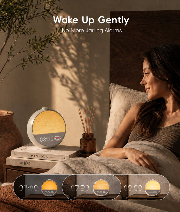 ecozy Lumo Ultra Smart Sunrise Alarm Clock with DIY Pixel GIFs AC-SCE70S