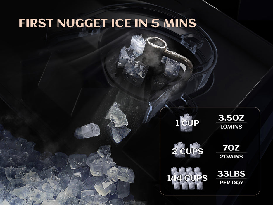 Ecozy IM-NS280C Nugget Ice Maker