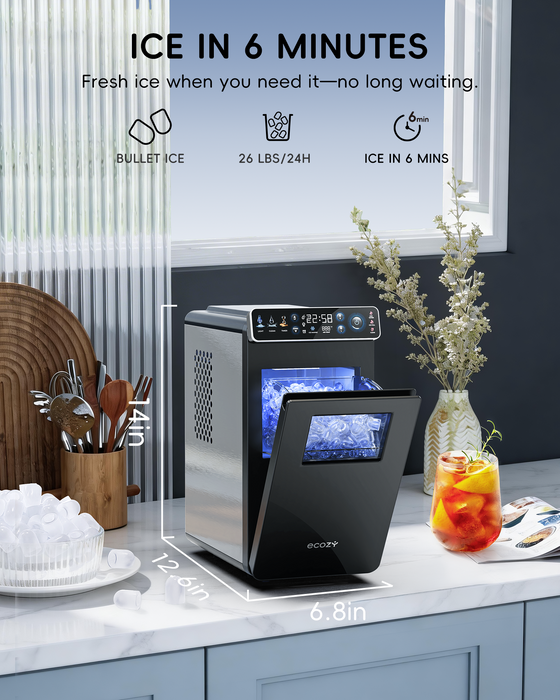 ecozy Frispo Core Bullet Ice Makers Countertop IM-BS262A