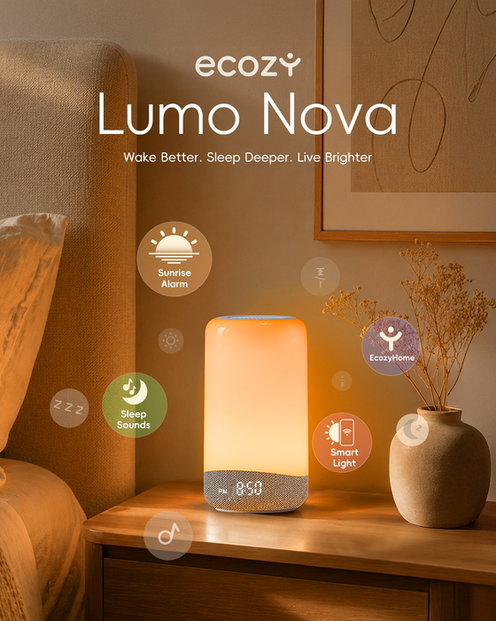 ecozy Lumo Nova 3 in 1 Sunrise Alarm Clock AC-SCE50S