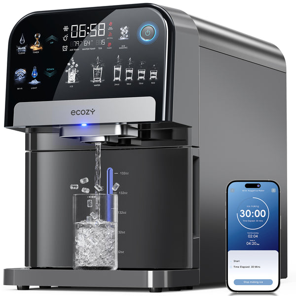 ecozy Nugget Ice Maker Dispenser IM-ND481B