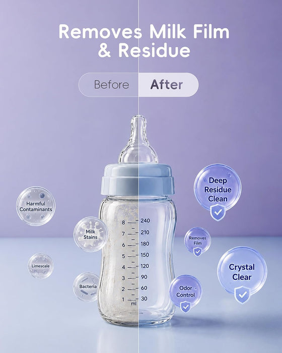 ecozy care Bottle Washer Detergent Tablets, Baby Bottle Washer