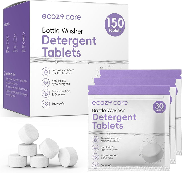 ecozy care Bottle Washer Detergent Tablets, Baby Bottle Washer