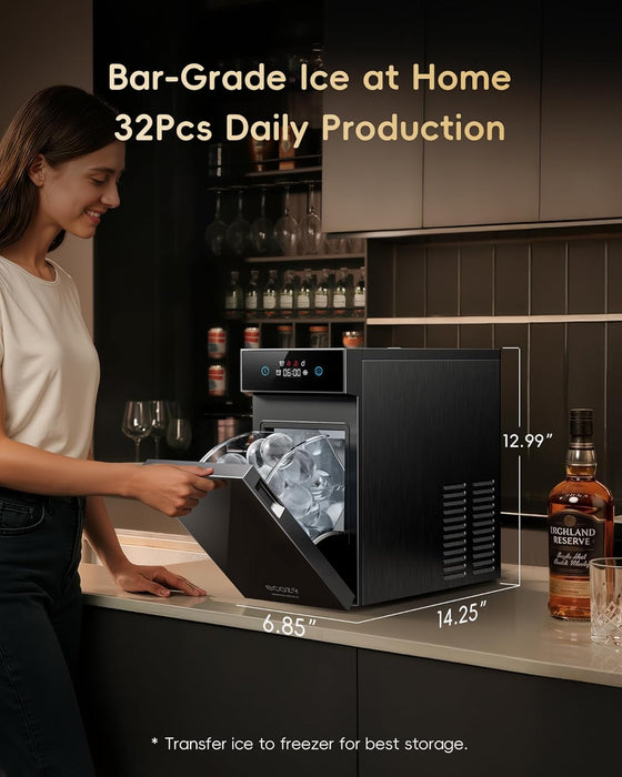 ecozy Vaultico One Plus 2.4" Clear Ice Ball Maker