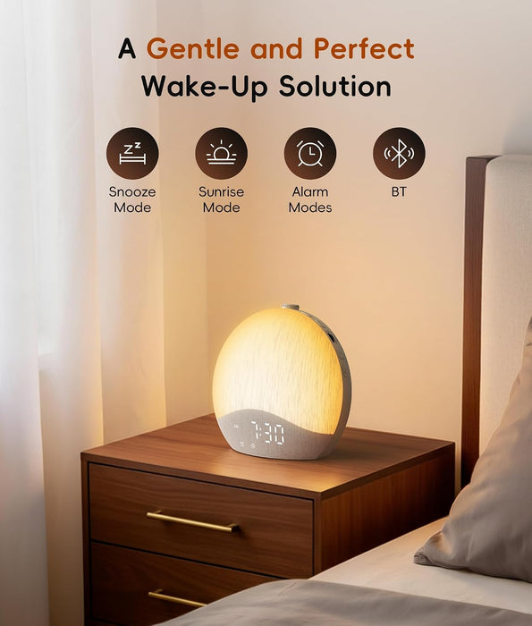 ecozy Lumo Soft Sunrise Alarm Clock AC-SCE65A