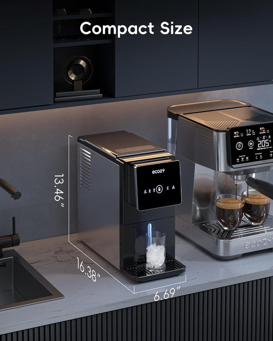 ecozy Mistalo Drop Slim Nugget Ice Makers Dispenser Countertop IM-ND332C