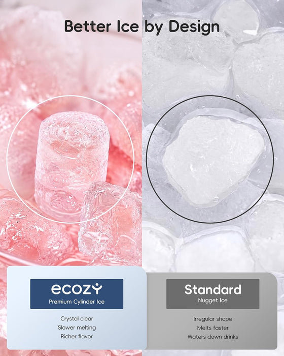 ecozy Mistalo Max Smart Nugget Ice Maker Countertop IM-NS462B