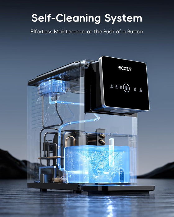 ecozy Mistalo Drop Slim Nugget Ice Makers Dispenser Countertop IM-ND332C