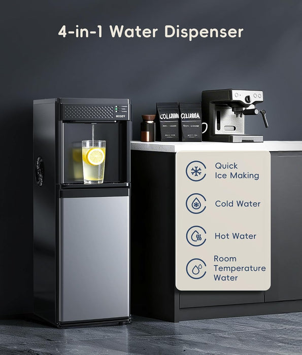 ecozy 4-in-1 Water Dispenser with Ice Maker WC-BW342C