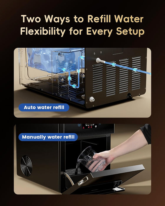 ecozy 2.4" Clear Ice Ball Maker with CrystalFlux Technolog