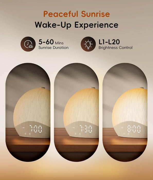 ecozy Lumo Soft Sunrise Alarm Clock AC-SCE65A