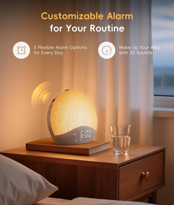 ecozy Lumo Soft Sunrise Alarm Clock AC-SCE65A