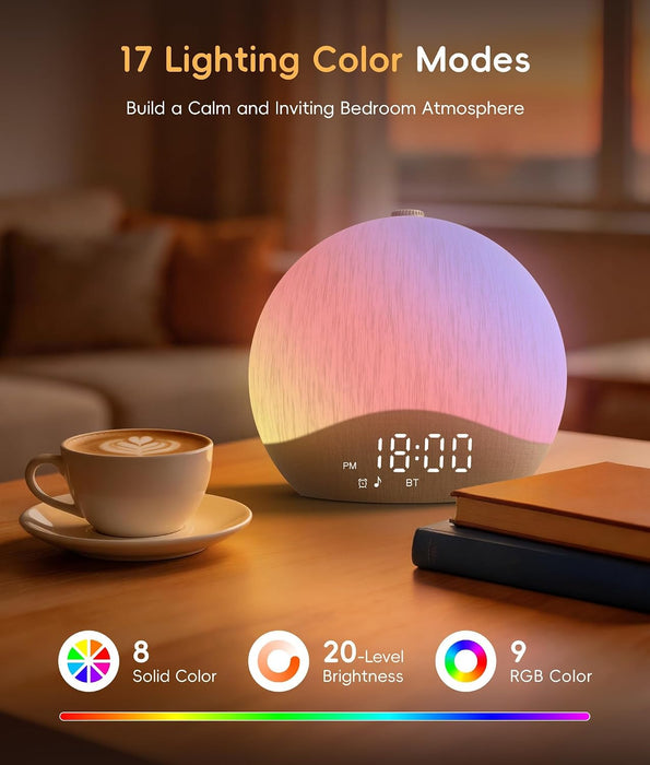 ecozy Lumo Soft Sunrise Alarm Clock AC-SCE65A