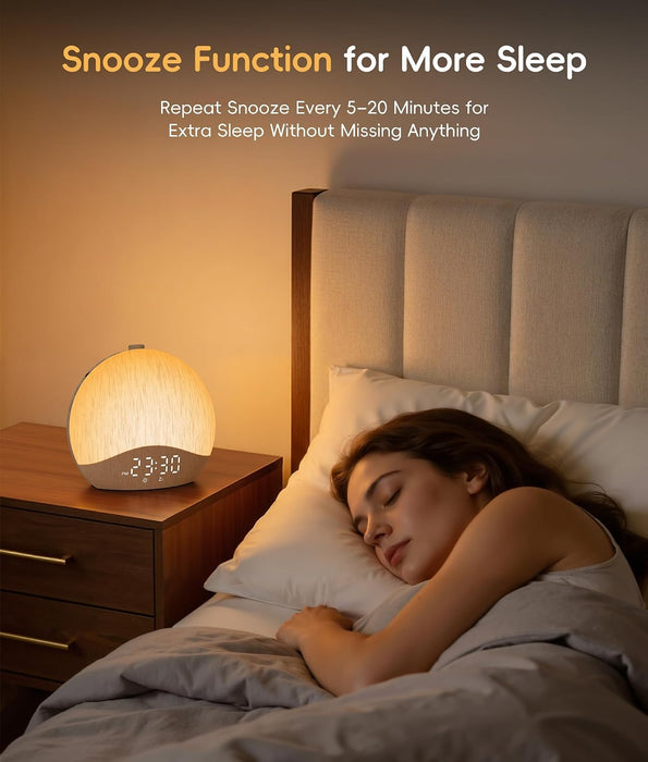 ecozy Lumo Soft Sunrise Alarm Clock AC-SCE65A