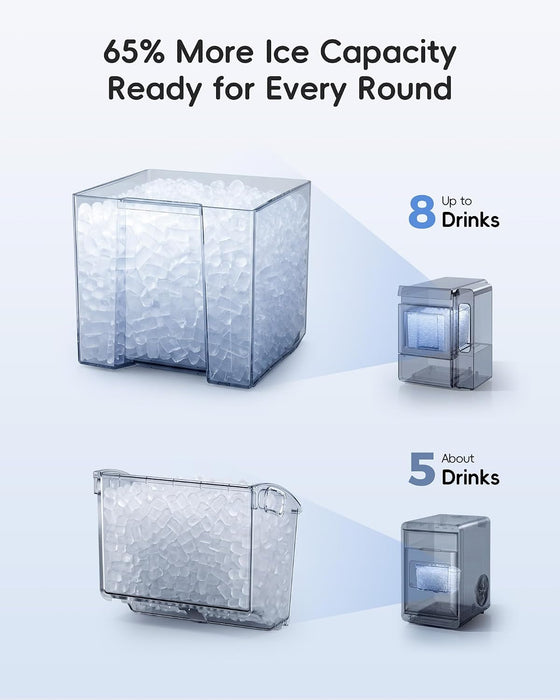 ecozy Mistalo Max Smart Nugget Ice Maker Countertop IM-NS462B