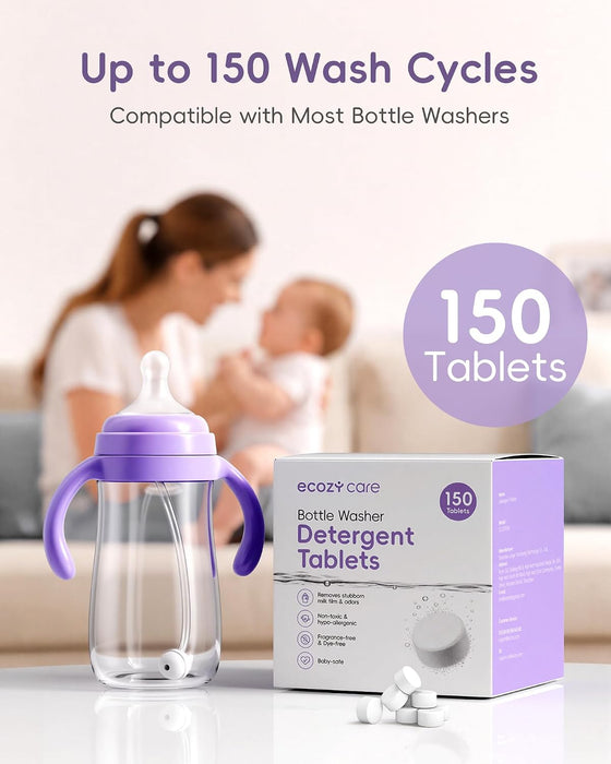 ecozy care Bottle Washer Detergent Tablets, Baby Bottle Washer