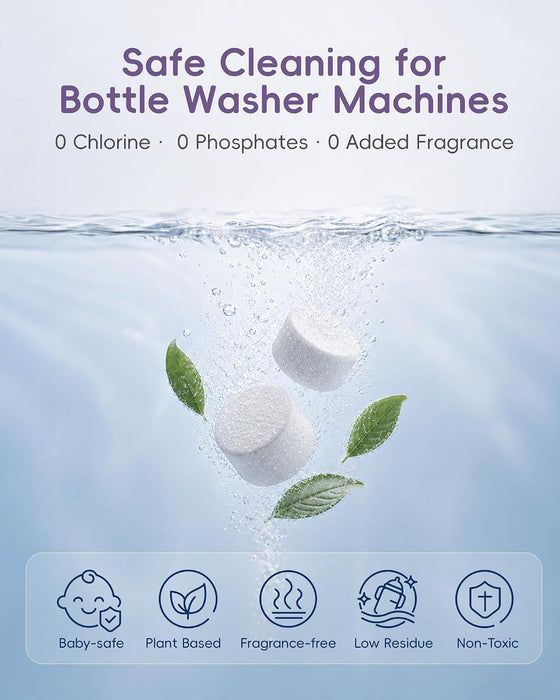 ecozy care Bottle Washer Detergent Tablets, Baby Bottle Washer