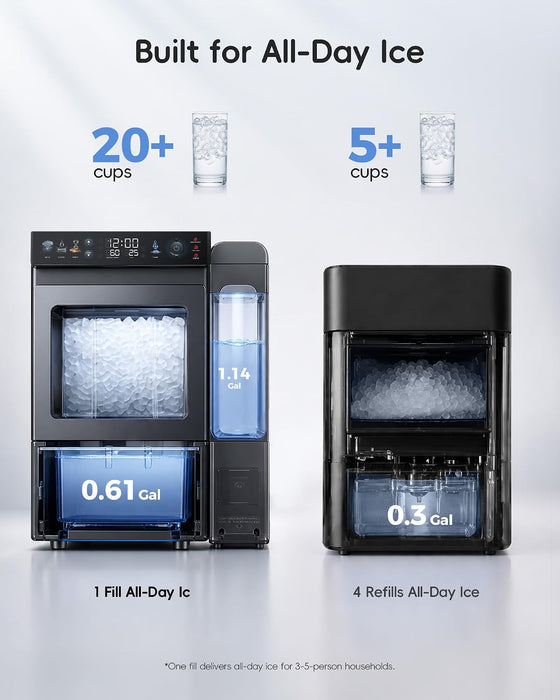 ecozy Mistalo Max Smart Nugget Ice Maker Countertop IM-NS462B