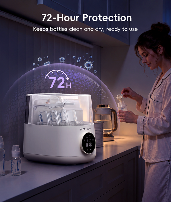ecozy Care Baby Bottle Washer Sterilizer & Dryer BW-TL063C