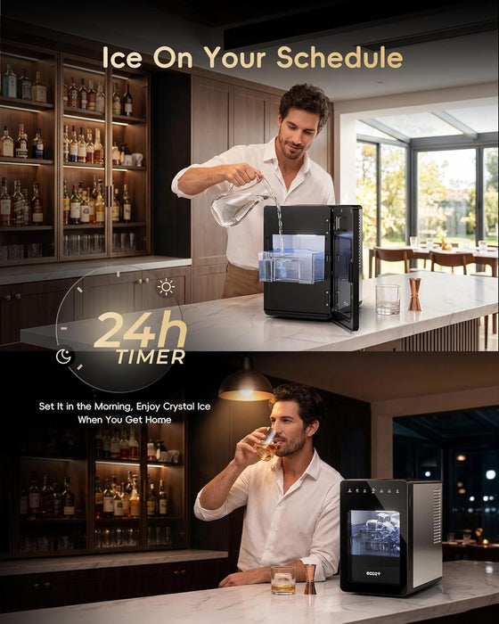 ecozy Clario Block 2" Large Ice Cube Maker IM-CM212C