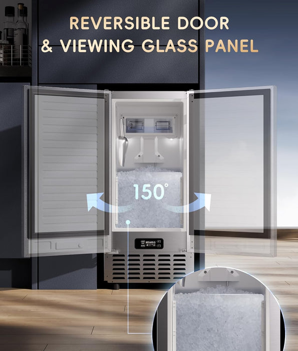 ecozy Under Counter Nugget Ice Maker Machine IM-NB661A