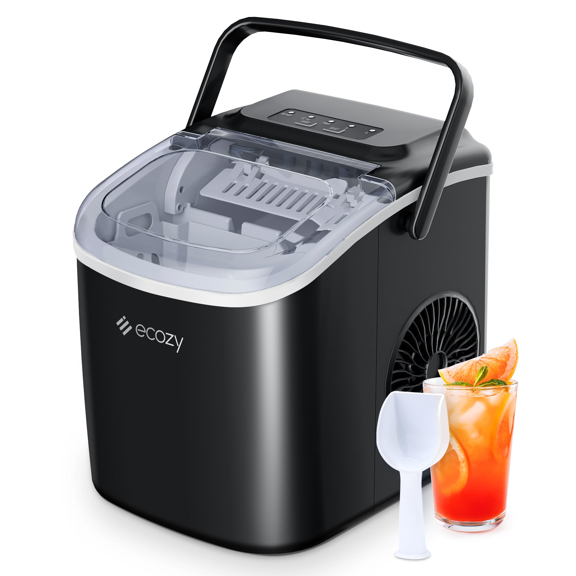 Ecozy IM-BS260C Ice Maker，Black